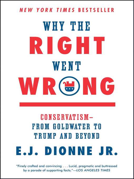 Détails du titre pour Why the Right Went Wrong par E.J. Dionne - Liste d'attente
